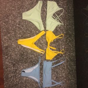 Lot of 3 Zaful Bikinis (2 are NWT)